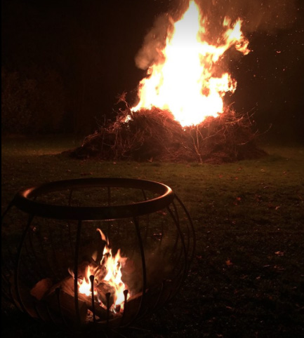 Bonfire party closes Out of Nature