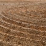 Julian Meredith's land art. Photo by Andrew Legge