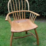 Oak and elm armchair