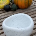 Deep marble bowl