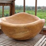 Huge carved bowl
